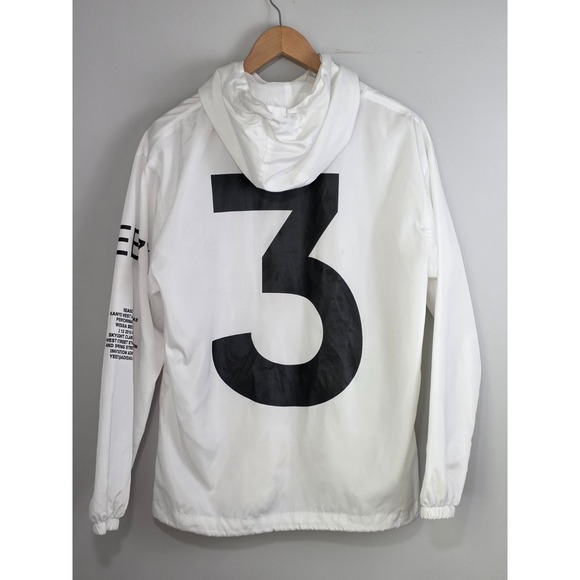 adidas Other - Adidas X Kanye West Yeezus Tour Wind Jacket Size M White Black Windbreaker Rare